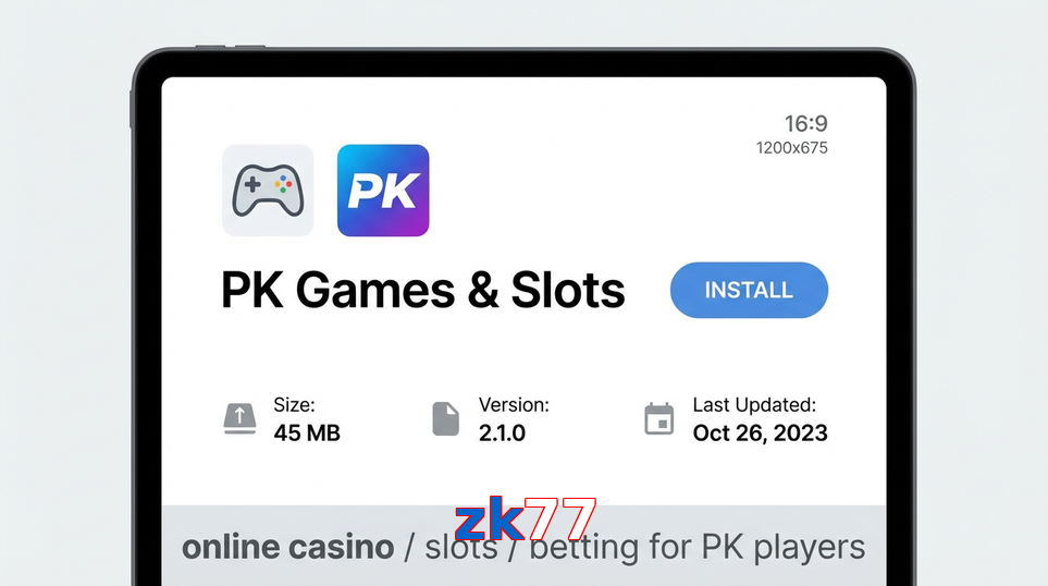Game list for Zk77 gameapk section